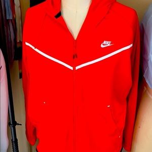 Nike hooded jacket orange 3XL only worn once